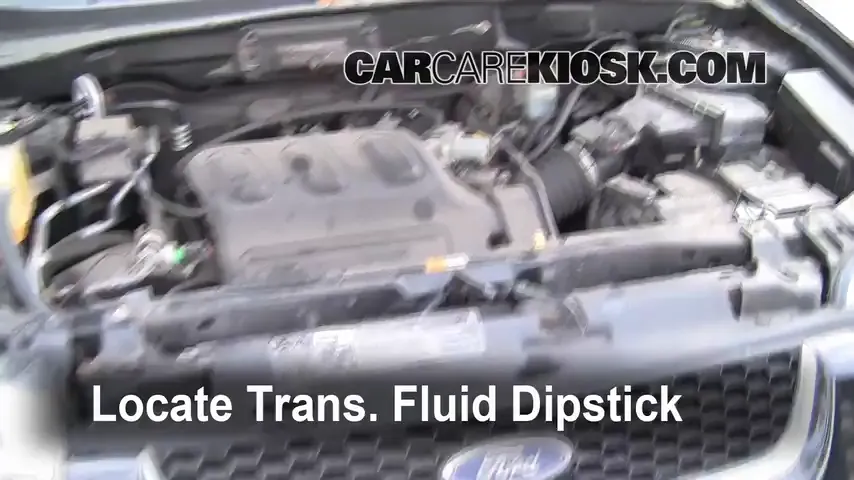 2004 Ford Escape Limited 3.0L V6 Transmission Fluid Check Fluid Level